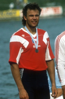 V&aacute;clav Chalupa na MS ve V&iacute;dni v roce 1991.