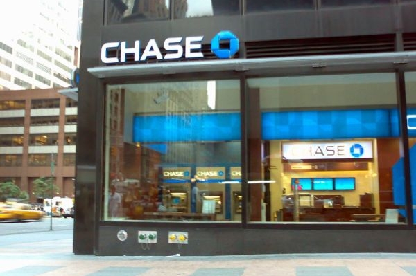 Pobočka Chase Bank na Sedmé avenue.