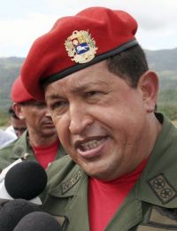 Venezuelsk&yacute; prezident Hugo Ch&aacute;vez.