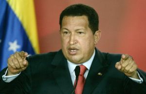 Hugo Ch&aacute;vez hř&iacute;m&aacute; proti 