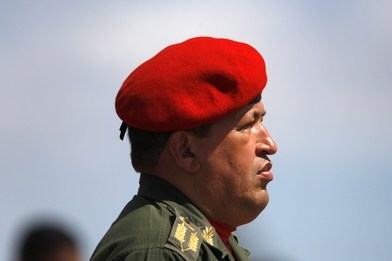 Venezuelský prezident Hugo Chávez.