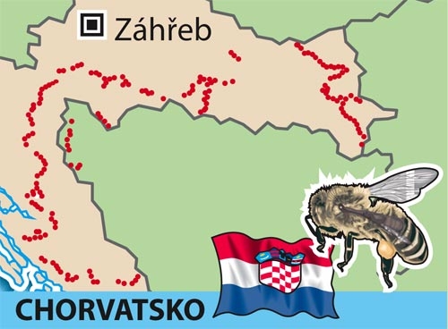 Chorvatsko, mapa