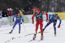Sdružen&aacute;ř Pavel Churav&yacute; (vlevo) fini&scaron;uje na třet&iacute;m m&iacute;stě.