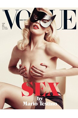 Ob&aacute;lka německ&eacute; Vogue se sexy Claudi&iacute; Schifferovou.