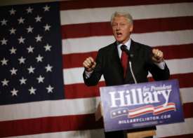 Bill Clinton: Račte volit manželku.