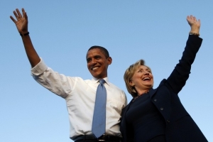 Budoucí prezident a budoucí ministryně zahraničí USA.