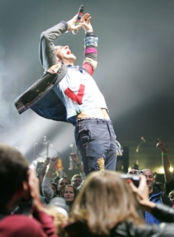 Coldplay v pražsk&eacute; 02 Ar&eacute;ně.