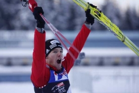 Vítěz druhé etapy v Oberhofu Dario Cologna. Vítěz druhé etapy v Oberhofu Dario Cologna.