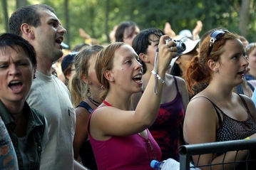 Nadšení návštěvníci ostravského festivalu Nadšení návštěvníci ostravského festivalu
