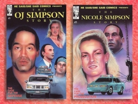 O. J. Simpson jako comix.