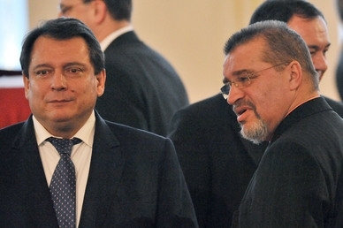 Jiří Paroubek a &quot;přeběhlík&quot; Evžen Snítilý.