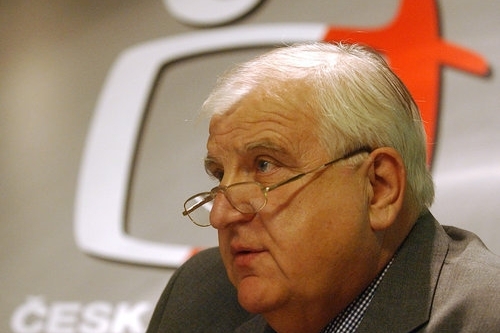 Reklamu na ČT láká i sport. Na snímku sportovní šéf Otakar Černý. 