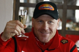 Didier Cuche slav&iacute;.