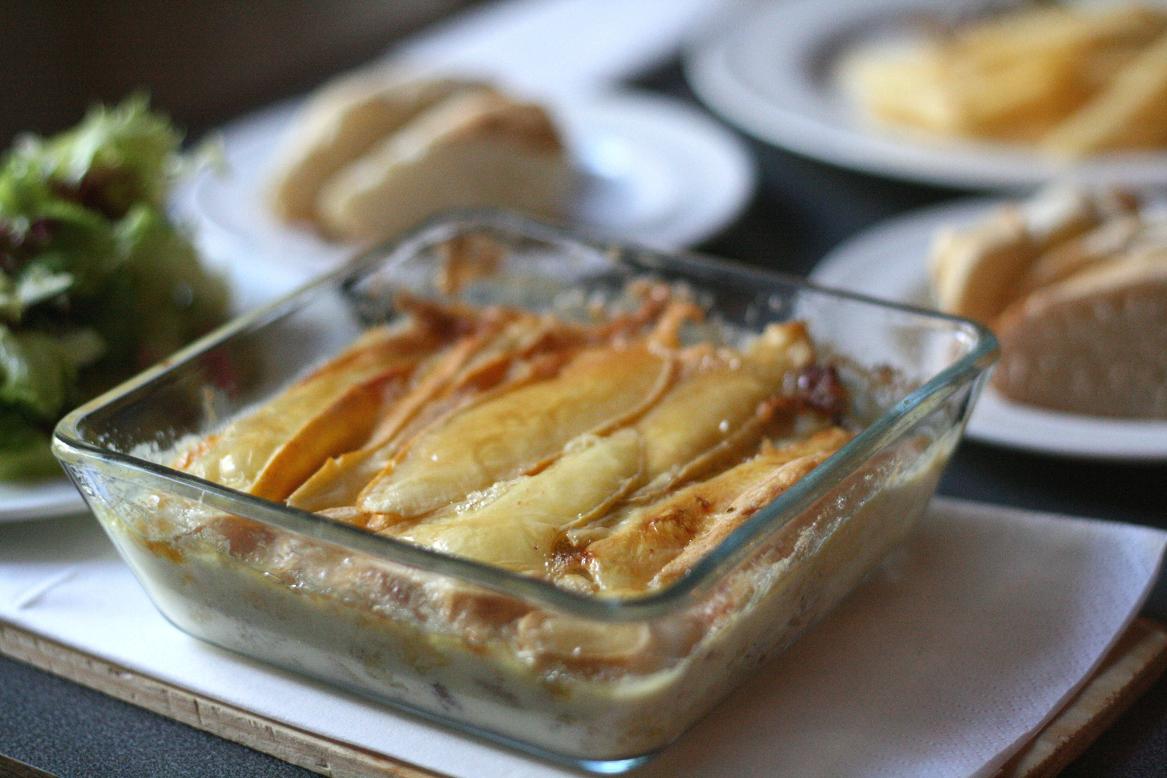 Zimní tartiflette ze Savojska.