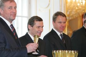 Jiří Čunek, Mirek Topolánek a Martin Bursík