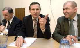 Jiř&iacute; Čunek(vlevo) a Mari&aacute;n Ho&scaron;ek