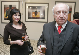 D&aacute;da Patrasov&aacute; s manželem Felixem Slov&aacute;čkem.