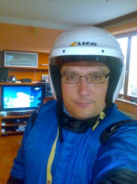 Motorista Jiří Janeček.