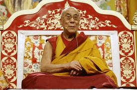 Tibetský duchovní vůdce dalajlama.