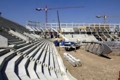 Stadion v Edenu se staví.