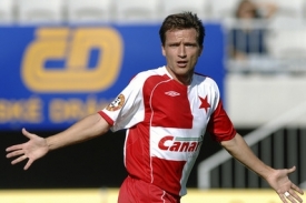 Vladimír Šmicer v dresu Slavie