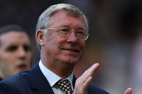 Trenér Manchesteru United Alex Ferguson.