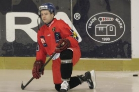 David Výborný v reprezentačním dresu.