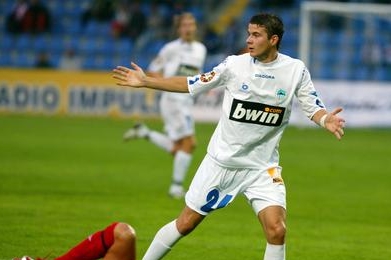 Daniel Pudil v zápase Gambrinus ligy.