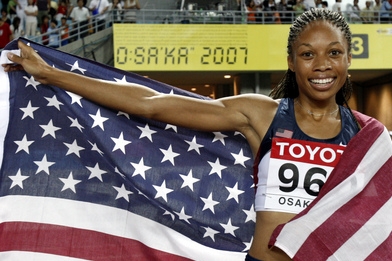 Američanka Felixová. Američanka Felixová.