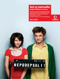 Nepodepsali, reklama DDB pro Vodafone.