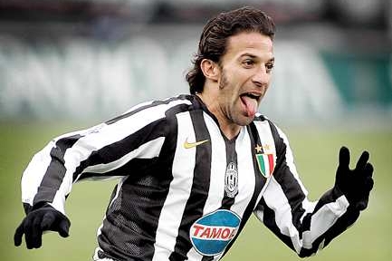Útočník Juvnetusu Alessandro Del Piero