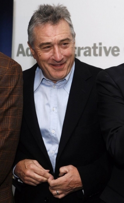 Robert De Niro momentálně propaguje svůj film What Just Happened.