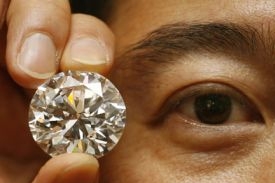 Vzácný modrý diamant