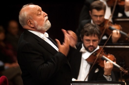 Polský skladatel a dirigent Krzysztof Penderecki.