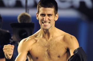 Srbský tenista Novak Djokovič.