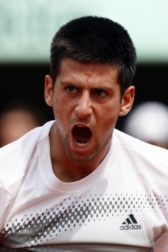 Srbský tenista Novak Djokovič.