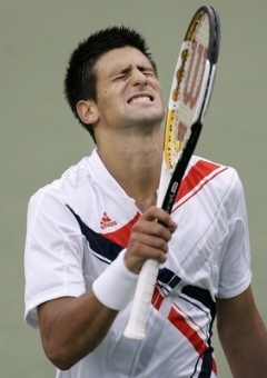 Srbský tenista Novak Djokovič
