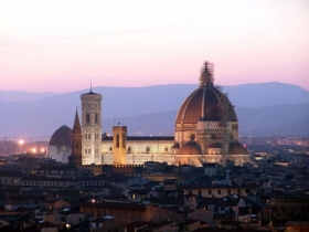 Katedrála Santa Maria del Fiore je hlavní dominantou Florencie.