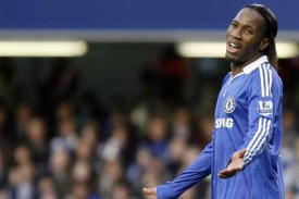 Útočník Chelsea Didier Drogba nemohl být s výkonem spokojen. Útočník Chelsea Didier Drogba nemohl být s výkonem spokojen.