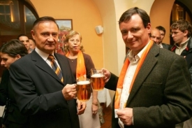 Vladim&iacute;r Dryml, ředitel vrchlabsk&eacute; nemocnice, a David Rath.