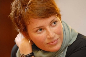 Pavla Holcová z Člověka v tísni.