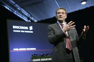 V&yacute;konn&yacute; &scaron;&eacute;f Ericssonu Carl-Henric Svanberg.