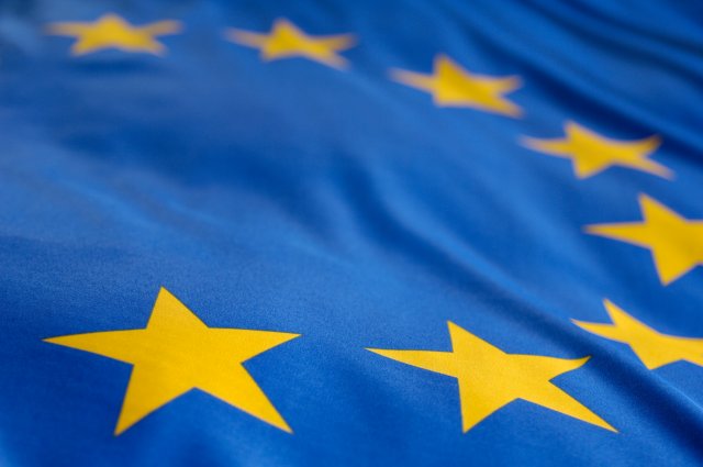 Vlajka EU.