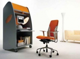 Domácí kancelář v kapesním vydání najdete u firmy Evri Design.