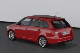 Fabia Combi RS umí jako hatchback zrychlit na stovku za 7,3 s.