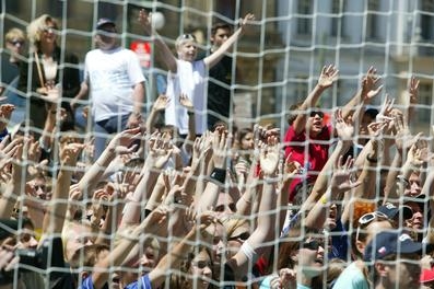 Fotbaloví fanoušci - ilustrační foto