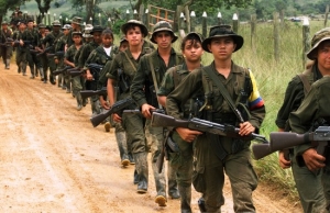 Guerily FARC na přesunu.