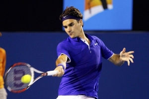 Světová tenisová dvojka Roger Federer.