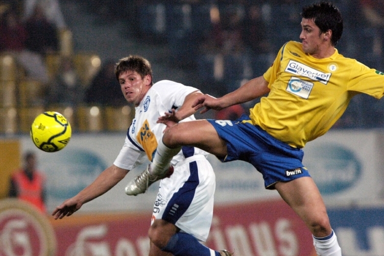 Teplický útočník Martin Fenin (vpravo). Přestoupí do Frankfurtu?