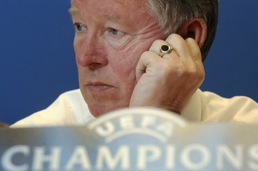 Trenér Manchesteru United Alex Ferguson.